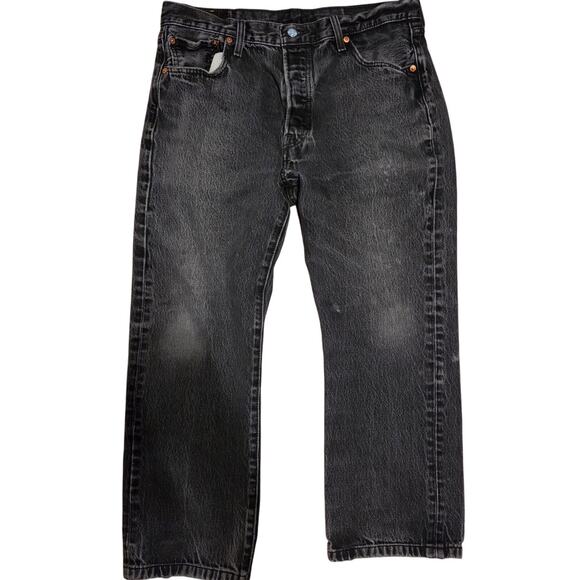 Levi's 501 Black Jeans - Men's 34x30 - Classic Style - Picture 1 of 5